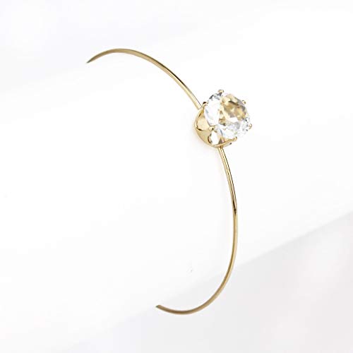 3-Pack Stackable 14K Gold Plated Wire Cuff Bracelet