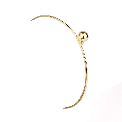 3-Pack Stackable 14K Gold Plated Wire Cuff Bracelet