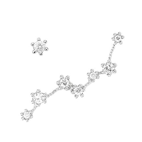 Pomina Constellation Mix Match CZ Stud Earrings