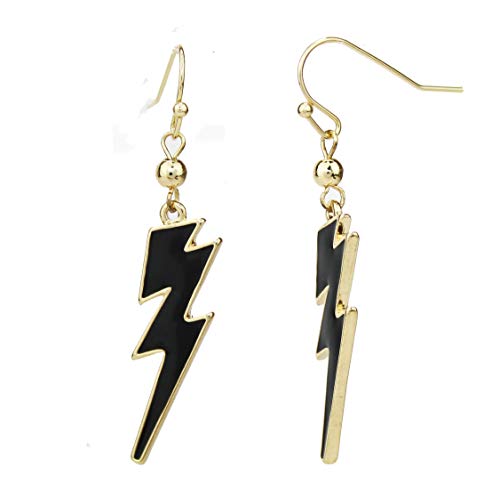 Pomina Lightweight Lightening Bolt Flash Dangle Drop Earring for Women