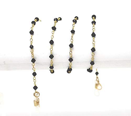 POMINA Handmade Premium Beaded Fashion Mask Chain Holder Necklace, Sunglass Fashion Chain Holder Beaded Necklace