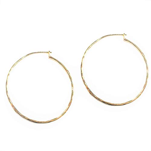 Pomina Lightweight Geometric Simple Basic Gold Silver Hoop Earrings for Women Teen Girls