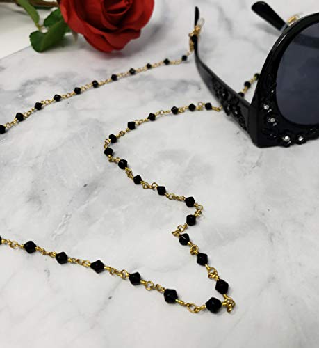 POMINA Handmade Premium Beaded Fashion Mask Chain Holder Necklace, Sunglass Fashion Chain Holder Beaded Necklace