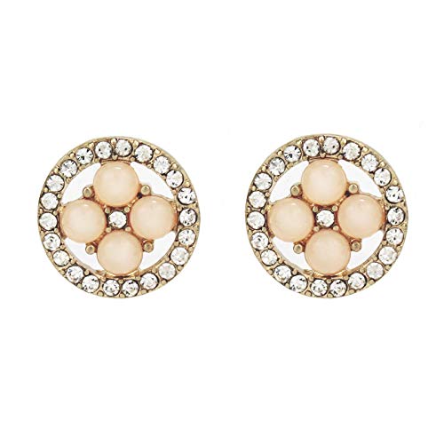 Pomina Crystal Cluster Post Earrings for Women