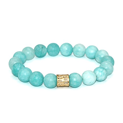 Cotton Candy Stone Stretch Bracelets